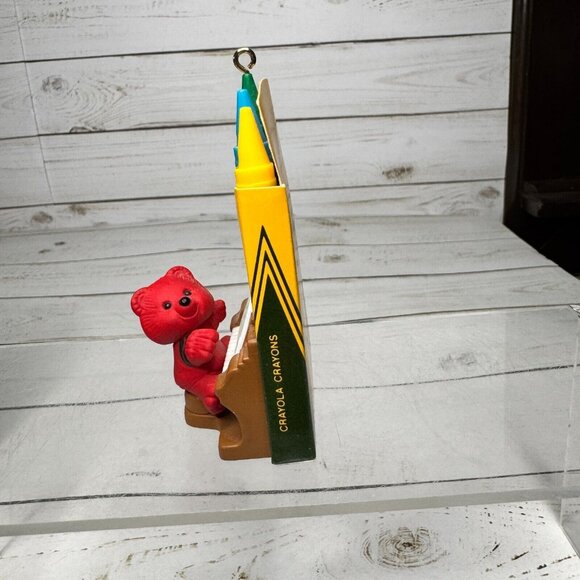 Crayola Hallmark Keepsake Bright Series Ornaments Lot of 3 Carols Castle Swing - Picture 6 of 16